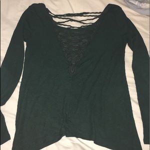 Green Long Sleeve Sweater